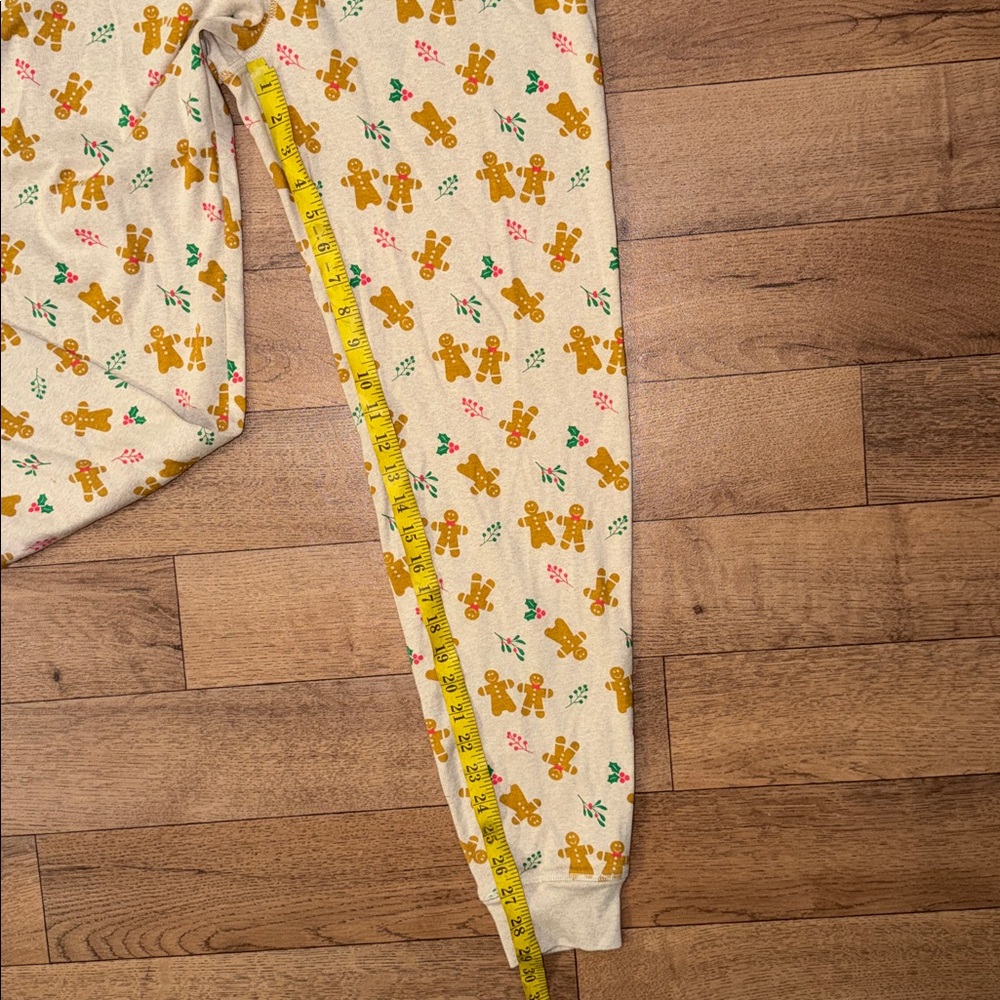 Pact Size Large Unisex Pajama 2 Piece Set Gingerbread 100% Organic Cotton Comfy - Picture 11 of 16